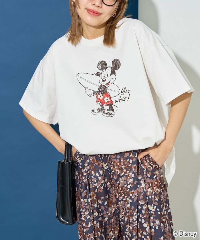 【フリークスストア/FREAK'S STORE】の別注/Mickey Mous/ミッキーマウス サーフ プリント 半袖 Tシャツ【限定展開】 25SS インテリア・キッズ・メンズ・レディースファッション・服の通販 founy(ファニー) https://founy.com/ ファッション Fashion レディースファッション WOMEN トップス・カットソー Tops/Tshirt シャツ/ブラウス Shirts/Blouses ロング / Tシャツ T-Shirts 2025年 2025 2025春夏・S/S Ss,Spring/Summer,2025 グラフィック Graphic ストレッチ Stretch スペシャル Special トレンド Trend プリント Print ボトム Bottom 別注 Special Order 半袖 Short Sleeve 夏 Summer S/S・春夏 Ss・Spring/Summer |ID: prp329100004472111 ipo3291000000032357271