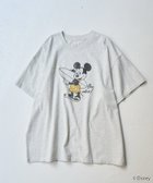 【フリークスストア/FREAK'S STORE】の別注/Mickey Mous/ミッキーマウス サーフ プリント 半袖 Tシャツ【限定展開】 25SS ライトグレー|ID: prp329100004472111 ipo3291000000032357277
