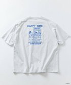 【フリークスストア/FREAK'S STORE】のDISNEY ディズニー/ミッキーマウス/ 別注 ビッグシルエット バックプリントTシャツ/HAPPY TIME 【限定展開】 25SS グレー|ID: prp329100004472113 ipo3291000000031751745