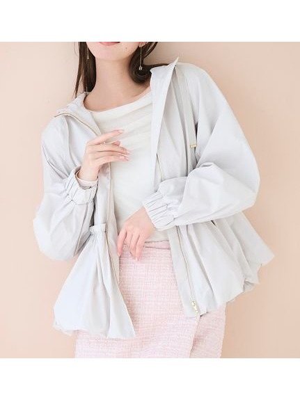 【セルフォード/CELFORD】の撥水バルーンペプラムブルゾン 人気、トレンドファッション・服の通販 founy(ファニー) 　ファッション　Fashion　レディースファッション　WOMEN　アウター　Coat Outerwear　ブルゾン　Blouson/Jackets　バルーン　Balloon　フェミニン　Feminine　ブラウジング　Browsing　ブルゾン　Blouson　ペプラム　Peplum　ポケット　Pocket　メタル　Metal　 other-1|ID: prp329100004472355 ipo3291000000031684127