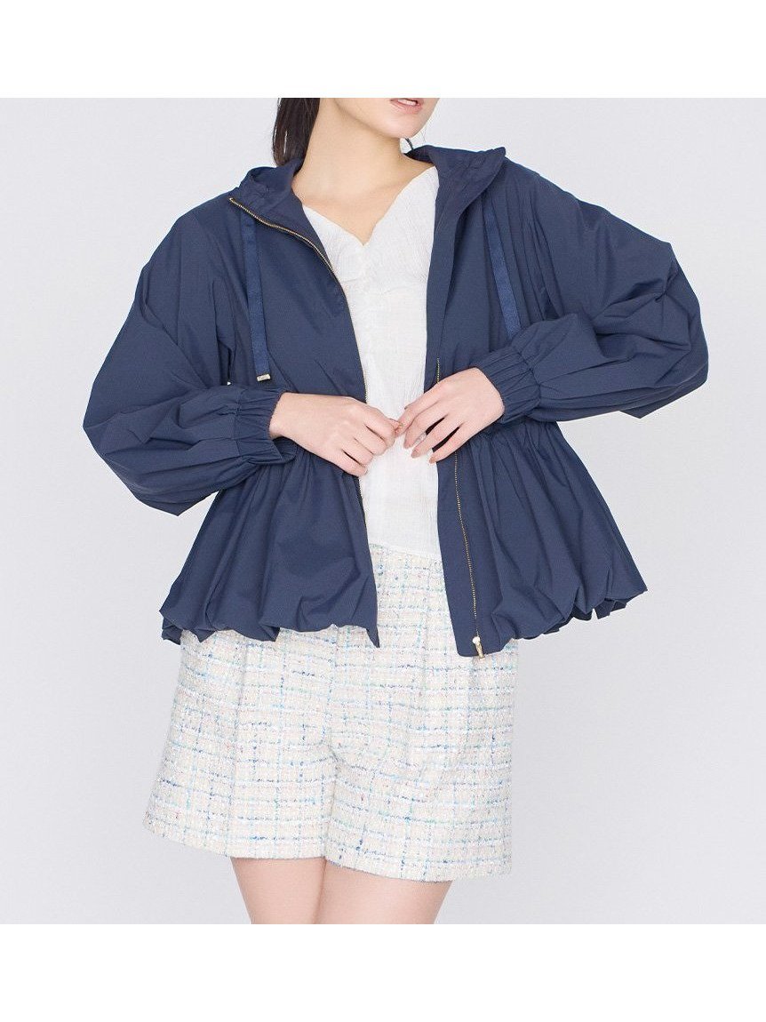 【セルフォード/CELFORD】の撥水バルーンペプラムブルゾン インテリア・キッズ・メンズ・レディースファッション・服の通販 founy(ファニー) 　ファッション　Fashion　レディースファッション　WOMEN　アウター　Coat Outerwear　ブルゾン　Blouson/Jackets　バルーン　Balloon　フェミニン　Feminine　ブラウジング　Browsing　ブルゾン　Blouson　ペプラム　Peplum　ポケット　Pocket　メタル　Metal　NVY[089]|ID: prp329100004472355 ipo3291000000031684131