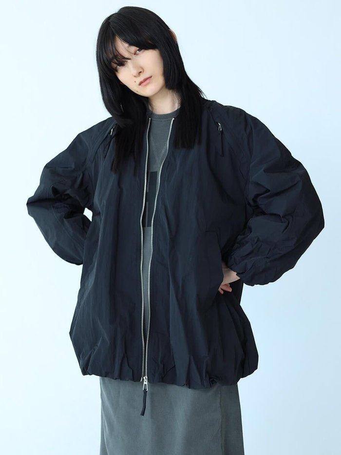 【ラシュッド/LASUD】のリンクルナイロンミドル丈ブルゾン インテリア・キッズ・メンズ・レディースファッション・服の通販 founy(ファニー) https://founy.com/ ファッション Fashion レディースファッション WOMEN アウター Coat Outerwear ブルゾン Blouson/Jackets ブルゾン Blouson ミドル Middle 軽量 Lightweight |ID: prp329100004472363 ipo3291000000031872995