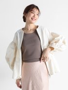 【ヴァン/Vin】のバルーンスリーブペプラムブルゾン アイボリー|ID: prp329100004472369 ipo3291000000032207198