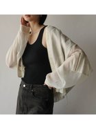 【ラシュッド/LASUD】のシアーMA-1ブルゾン オフホワイト|ID: prp329100004472378 ipo3291000000031838747