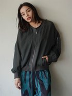 【ラシュッド/LASUD】のシアーMA-1ブルゾン カーキ|ID: prp329100004472378 ipo3291000000032442181