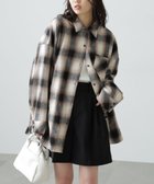 【フリーズマート/FREE'S MART】のヴィンテージ風チェックオーバーシャツ ブラウンベース1|ID: prp329100004472979 ipo3291000000031998464