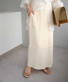【ディスコート/Discoat】の【4サイズ展開】ワッフルナロースカート《WEB限定》 アイボリー|ID: prp329100004473037 ipo3291000000031840178