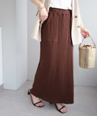 【ディスコート/Discoat】の【4サイズ展開】ワッフルナロースカート《WEB限定》 ブラウン|ID: prp329100004473037 ipo3291000000031840191