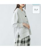 【グローバルワーク/GLOBAL WORK】のスッキレイさらさらVネックカーディガン長袖/288073 シルバーラメ11|ID: prp329100004473112 ipo3291000000032207746