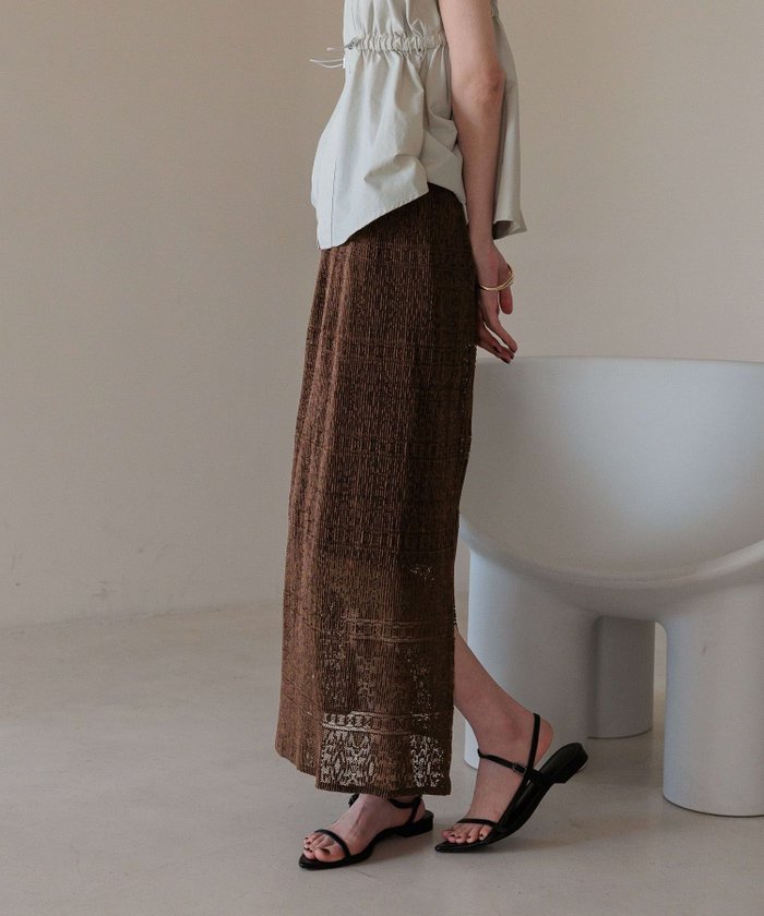 【ローリーズファーム/LOWRYS FARM】のカットレースタイトスカート インテリア・キッズ・メンズ・レディースファッション・服の通販 founy(ファニー) https://founy.com/ ファッション Fashion レディースファッション Fashion for Women スカート Skirts おすすめ Recommended / Our Picks サンダル Sandals, Summer Shoes シアー Sheer, See-Through スニーカー Sneakers, Trainers タイトスカート Pencil Skirt, Tight Skirt バランス Balance, Style Balance プリーツ Pleats, Pleated リラックス Relax, Relaxed Fit レース Lace, Lace Fabric 夏 Summer 春 Spring S/S・春夏 SS, Spring/Summer, Warm Season |ID: prp329100004473125 ipo3291000000032690080
