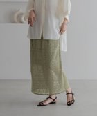 【ローリーズファーム/LOWRYS FARM】のカットレースタイトスカート グリーン75|ID: prp329100004473125 ipo3291000000032690084