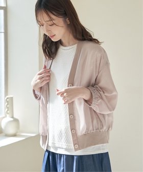 【イッカ/ikka】のシアーカーデブルゾン 人気、トレンドファッション・服の通販 founy(ファニー) ファッション Fashion レディースファッション WOMEN アウター Coat Outerwear ブルゾン Blouson/Jackets 春 Spring カットソー Cut And Sew カーディガン Cardigan シアー Sheer 透かし Watermark トレンド Trend ブルゾン Blouson プリント Print 羽織 Haori |ID:prp329100004473298