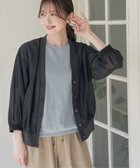 【イッカ/ikka】のシアーカーデブルゾン 人気、トレンドファッション・服の通販 founy(ファニー) ファッション Fashion レディースファッション WOMEN アウター Coat Outerwear ブルゾン Blouson/Jackets 春 Spring カットソー Cut And Sew カーディガン Cardigan シアー Sheer 透かし Watermark トレンド Trend ブルゾン Blouson プリント Print 羽織 Haori thumbnail チャコール|ID: prp329100004473298 ipo3291000000031949597