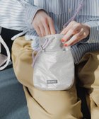 【ニコアンド/niko and】のオリジナル細コードショルダー巾着バッグN 人気、トレンドファッション・服の通販 founy(ファニー) ファッション Fashion レディースファッション WOMEN ショルダー Shoulder シンプル Simple スマホケース Phone Case ドット Dot ハンカチ Handkerchief ラップ Wrap リップ Lip 巾着 Purse 旅行 Travel 財布 Wallet thumbnail メッシュシルバー|ID: prp329100004473591 ipo3291000000031737099
