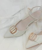【ランダ/RANDA】のビジューパーツストラップパンプス 人気、トレンドファッション・服の通販 founy(ファニー) ファッション Fashion レディースファッション WOMEN ストラップパンプス Strap Pumps ビジュー Bijou フロント Front ラップ Wrap thumbnail CREAM|ID: prp329100004473637 ipo3291000000031978401