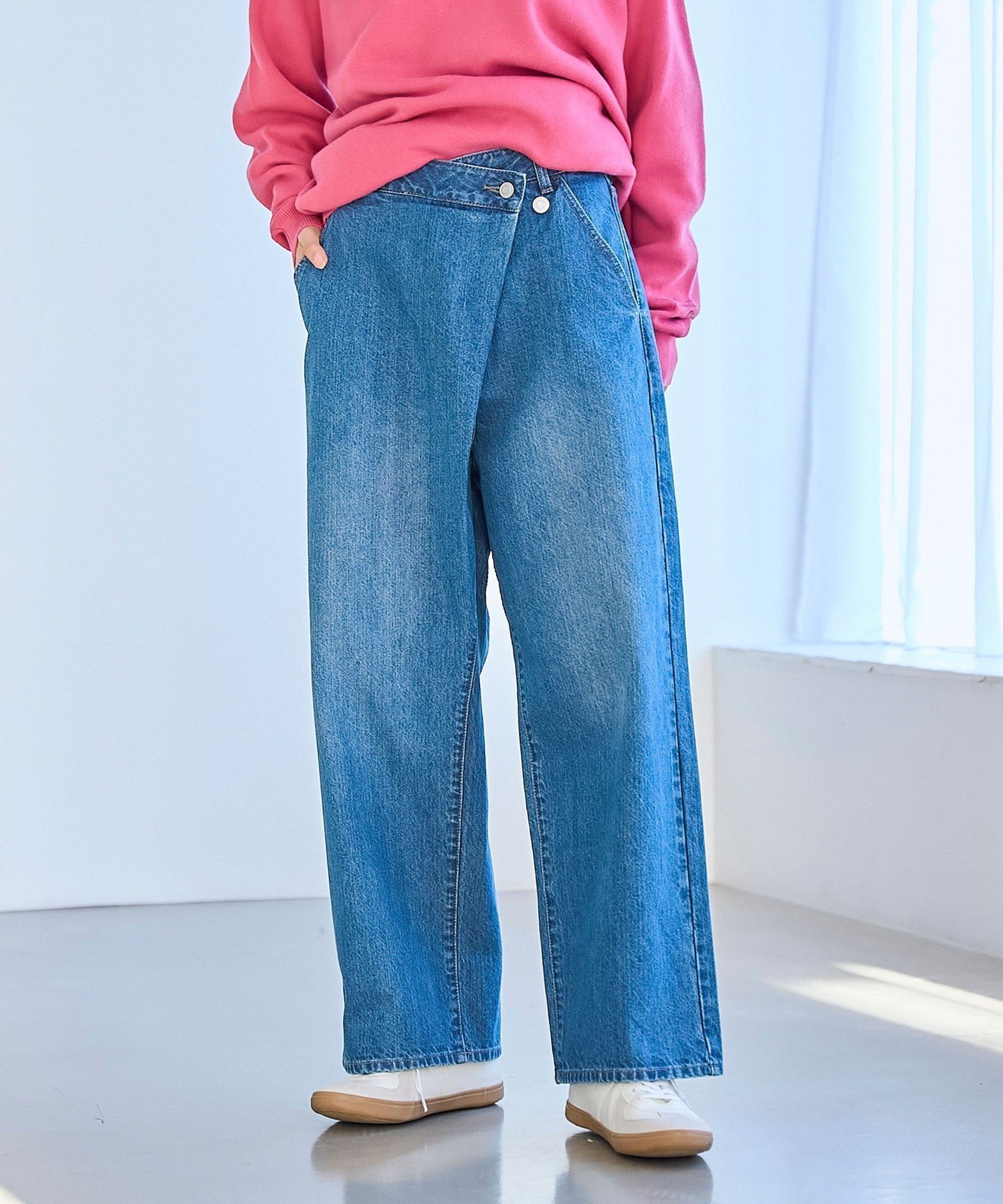 【コーエン/COEN】の【脱ベーシック】デニムラップバギーパンツ 人気、トレンドファッション・服の通販 founy(ファニー) 　ファッション　Fashion　レディースファッション　WOMEN　パンツ　Pants　ジャケット　Jacket　デニム　Denim　フレア　Flare　ベーシック　Basic　ポケット　Pocket　ラップ　Wrap　ワイド　Wide　おすすめ　Recommend　 other-1|ID: prp329100004473665 ipo3291000000031943513
