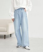 【コーエン/COEN】の【脱ベーシック】デニムラップバギーパンツ LT.BLUE|ID: prp329100004473665 ipo3291000000031943519