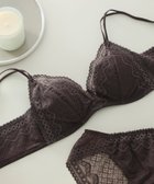 【ウンナナクール/une nana cool】の【ノンワイヤー】特別な日以外の364日つけたくなるブラ 364ブラ レース ダークブラウン|ID: prp329100004473714 ipo3291000000032678993
