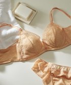 【ウンナナクール/une nana cool】の【ノンワイヤー】特別な日以外の364日つけたくなるブラ 364ブラ レース オレンジ|ID: prp329100004473714 ipo3291000000032678995