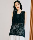 【レプシィム ローリーズファーム/LEPSIM LOWRYS FARM】のニュアンス柄レーシーベスト 人気、トレンドファッション・服の通販 founy(ファニー) ファッション Fashion レディースファッション Ladies' Fashion Online アウター Coat Outerwear トップス・カットソー Tops/Tshirt ベスト/ジレ Gilets/Vests おすすめ Recommend デニム Denim トレンド Trend フェミニン Feminine フレア Flare ベスト Vest メッシュ Mesh thumbnail ブラック09|ID: prp329100004473939 ipo3291000000032626606