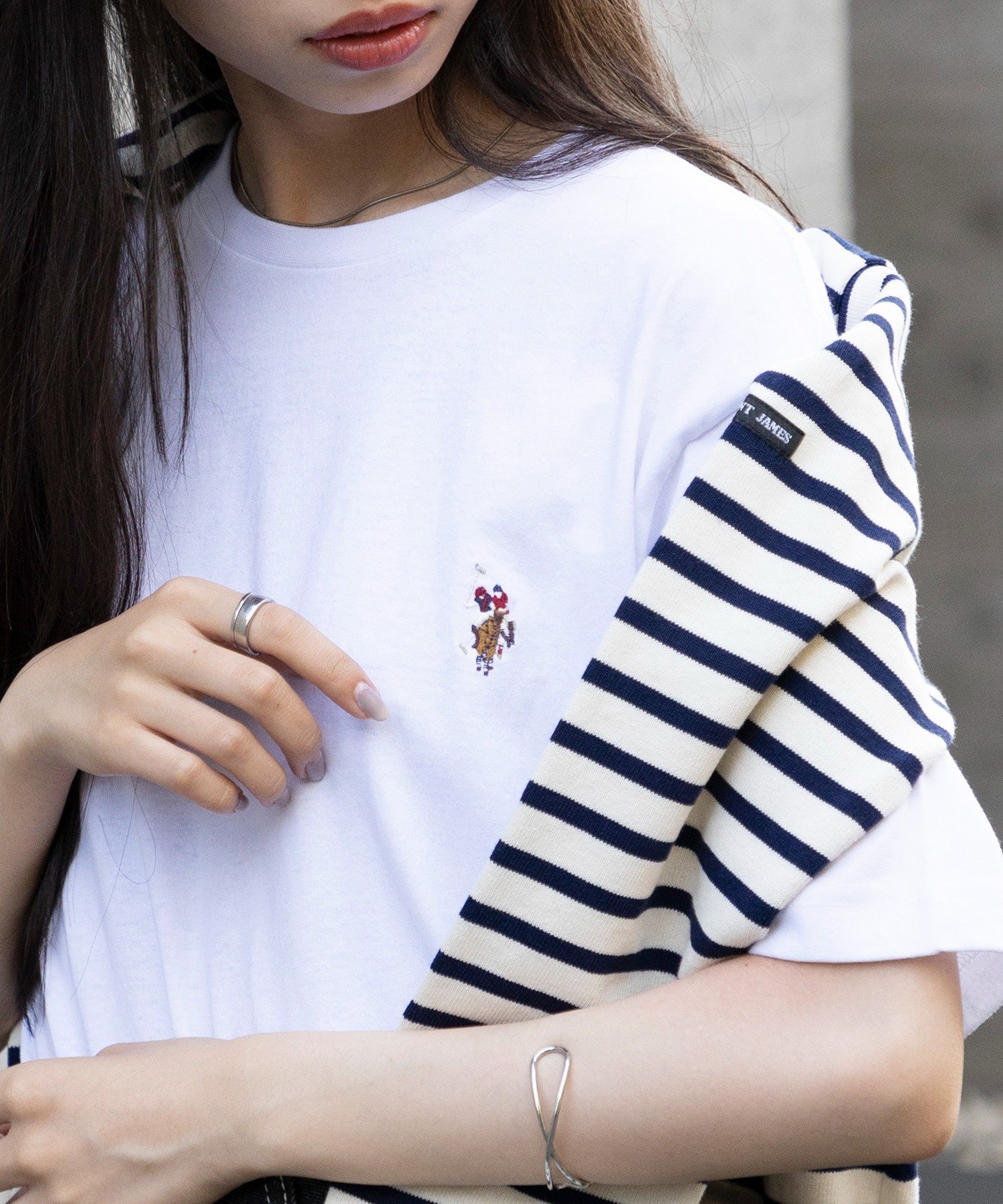 【セットアップセブン/SETUP7】のU.S. POLO ASSN./【別注】ワンポイントポニー刺繍Tシャツ ユニセックス ポロ 25SS インテリア・キッズ・メンズ・レディースファッション・服の通販 founy(ファニー) 　ファッション　Fashion　レディースファッション　Fashion for Women　トップス・カットソー　Cut & Sew Tops　シャツ・ブラウス・オフィスカジュアル　Elegant Blouses & Button-Ups　ロングTシャツ・Tシャツ　Longline T-Shirts & Tees　厚底　Platform Shoes　カーゴパンツ　Cargo Pants, Utility Pants　スニーカー　Sneakers, Trainers　スポーツ　Sports, Activewear　ダウン　Down, Puffer　デニム　Denim, Jeans Material　トレンド　Trend, Trending Now　定番　Standard, Basic Item　人気　Popular, Best Seller　ベーシック　Basic, Essential　別注　Limited Edition, Custom Order　半袖　Short Sleeve, Half Sleeve　ムートン　Shearling, Mouton　ワイド　Wide, Wide Fit　ワンポイント　One Point, Statement Accent　再入荷　Restock / Back in Stock　夏　Summer　2025年　2025　2025春夏・S/S　Spring/Summer 2025 SS25　WHT2|ID: prp329100004474114 ipo3291000000033553446