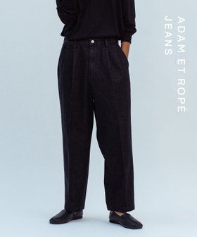 【アダムエロペ /ADAM ET ROPE' / MEN】のワイド イージー デニムパンツ / ADAM ET ROPE JEANS -GRID- 人気、トレンドファッション・服の通販 founy(ファニー) ファッション Fashion メンズファッション MEN ボトムス Bottoms/Men デニムパンツ Denim Pants 抗菌 Antibacterial スラックス Slacks デニム Denim ドローコード Draw Cord リラックス Relax ワイド Wide エレガント 上品 Elegant |ID:prp329100004474442