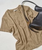 【フリークスストア/FREAK'S STORE】のフリンジ ストライプ ジャガード 半袖 Tシャツ【限定展開】 25SS 人気、トレンドファッション・服の通販 founy(ファニー) ファッション Fashion レディースファッション WOMEN トップス・カットソー Tops/Tshirt シャツ/ブラウス Shirts/Blouses ロング / Tシャツ T-Shirts 2025年 2025 2025春夏・S/S Ss,Spring/Summer,2025 コンパクト Compact シンプル Simple ストライプ Stripe フリンジ Fringe エレガント 上品 Elegant 半袖 Short Sleeve 夏 Summer S/S・春夏 Ss・Spring/Summer thumbnail ベージュ|ID: prp329100004474501 ipo3291000000031970369