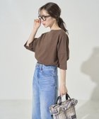 【フリークスストア/FREAK'S STORE】のボートネック バスク 半袖 Tシャツ【限定展開】 25SS ブラウン|ID: prp329100004474504 ipo3291000000033071608