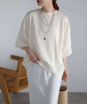 【リラクロ/relaclo】のmitis/ドロップショルダー裏毛半袖Tee 人気、トレンドファッション・服の通販 founy(ファニー) ファッション Fashion レディースファッション Fashion for Women トップス・カットソー Cut & Sew Tops ショルダー Shoulder, Shoulder Strap シンプル Simple, Minimal ドロップ Drop Shoulder, Dropped Style 半袖 Short Sleeve, Half Sleeve |ID:prp329100004474627