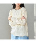 【コーエン/COEN】のウェーブデザイン カットジャガード クルーネックTシャツ CREAM|ID: prp329100004474705 ipo3291000000031997183
