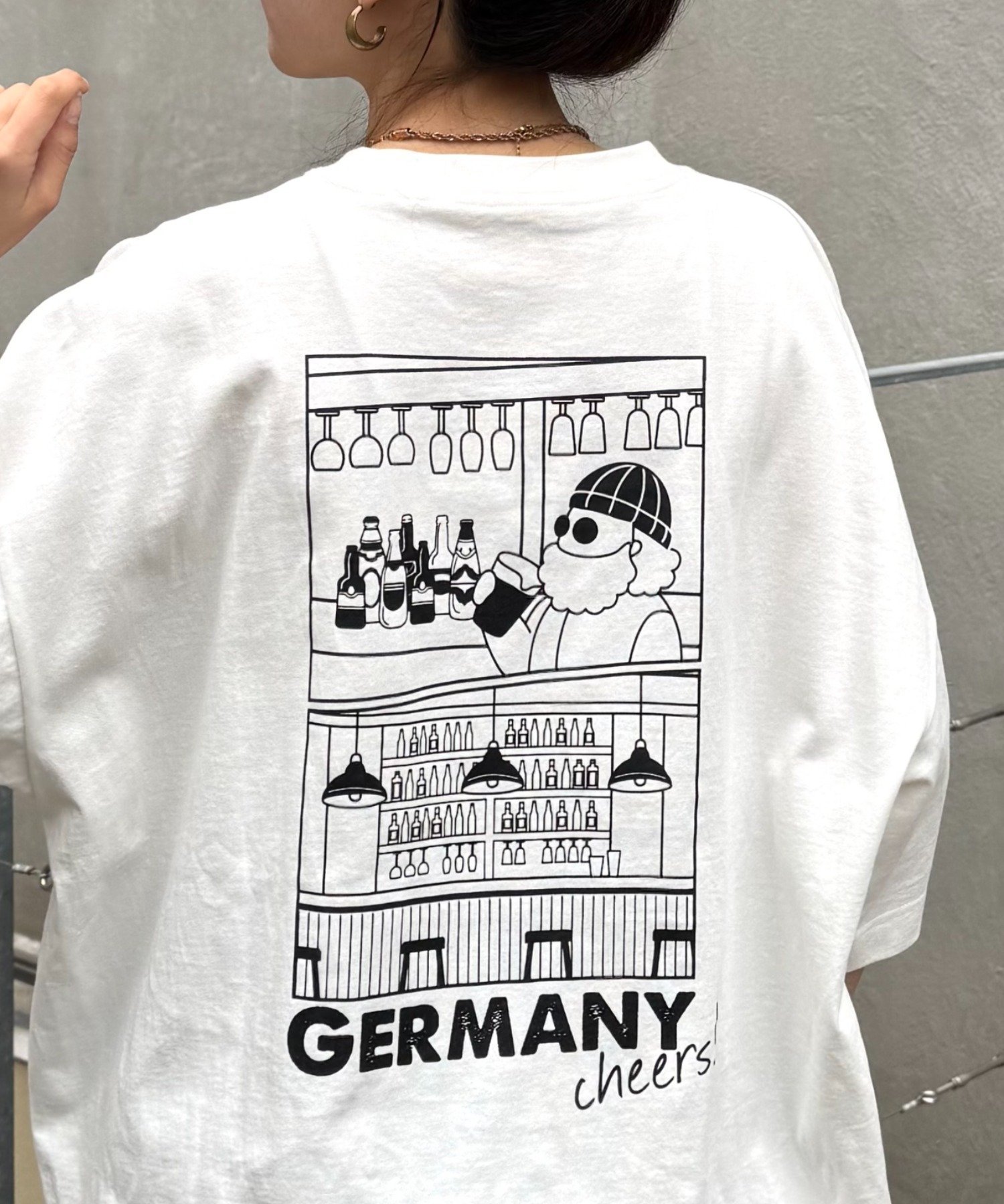 【チャオパニックティピー/CIAOPANIC TYPY】の【ojisan】ユニセックスワンポイントサガラ刺繍半袖Tee インテリア・キッズ・メンズ・レディースファッション・服の通販 founy(ファニー) 　ファッション　Fashion　レディースファッション　Fashion for Women　トップス・カットソー　Cut & Sew Tops　カーゴパンツ　Cargo Pants, Utility Pants　スラックス　Slacks, Dress Pants　デニム　Denim, Jeans Material　トレンド　Trend, Trending Now　プリント　Print, Printed Pattern　半袖　Short Sleeve, Half Sleeve　ワイド　Wide, Wide Fit　おすすめ　Recommended / Our Picks　ホワイトその他1|ID: prp329100004474787 ipo3291000000033041137