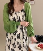 【ミニミニストア/miniministore】のサマーカーディガン ショートニットボレロ 人気、トレンドファッション・服の通販 founy(ファニー) ファッション Fashion レディースファッション WOMEN トップス・カットソー Tops/Tshirt ニット Knit Tops カーディガン Cardigans おすすめ Recommend イエロー Yellow カーディガン Cardigan キャミ Cami キャミワンピース Cami Dress クロップド Cropped サマー Summer トレンド Trend ボレロ Bolero メッシュ Mesh ラベンダー Lavender 夏 Summer 春 Spring S/S・春夏 Ss・Spring/Summer 羽織 Haori 透かし Watermark 長袖 Long Sleeve thumbnail グリーン|ID: prp329100004474795 ipo3291000000032284453