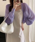 【ミニミニストア/miniministore】のサマーカーディガン ショートニットボレロ 人気、トレンドファッション・服の通販 founy(ファニー) ファッション Fashion レディースファッション WOMEN トップス・カットソー Tops/Tshirt ニット Knit Tops カーディガン Cardigans おすすめ Recommend イエロー Yellow カーディガン Cardigan キャミ Cami キャミワンピース Cami Dress クロップド Cropped サマー Summer トレンド Trend ボレロ Bolero メッシュ Mesh ラベンダー Lavender 夏 Summer 春 Spring S/S・春夏 Ss・Spring/Summer 羽織 Haori 透かし Watermark 長袖 Long Sleeve thumbnail ラベンダー|ID: prp329100004474795 ipo3291000000032284454