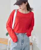 【チャオパニックティピー/CIAOPANIC TYPY】の【17色展開】サイドスリットシアートップス レッド|ID: prp329100004474832 ipo3291000000032278406