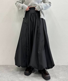 【ジーナシス/JEANASiS】のドロストバルーンロングスカート 人気、トレンドファッション・服の通販 founy(ファニー) ファッション Fashion レディースファッション WOMEN スカート Skirt ロングスカート Long Skirt おすすめ Recommend コンパクト Compact シンプル Simple トレンド Trend バルーン Balloon フロント Front ロング Long 今季 This Season |ID:prp329100004475587