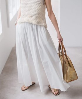 【スピック&スパン/Spick & Span】 CO/PE撥水ギャザースカート人気、トレンドファッション・服の通販 founy(ファニー) ファッション Fashion レディースファッション WOMEN スカート Skirt ギャザー Gather シンプル Simple |ID:prp329100004475606
