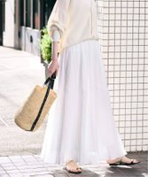 【スローブ イエナ/SLOBE IENA】の《追加》PEボイル切替ギャザースカート 人気、トレンドファッション・服の通販 founy(ファニー) ファッション Fashion レディースファッション WOMEN スカート Skirt 2025年 2025 2025春夏・S/S Ss,Spring/Summer,2025 ギャザー Gather 切替 Switching |ID:prp329100004475619
