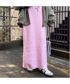 【チャオパニックティピー/CIAOPANIC TYPY】の《ー3キロ見え》リブニットスカート 人気、トレンドファッション・服の通販 founy(ファニー) ファッション Fashion レディースファッション Fashion for Women スカート Skirts ショート Short, Short Length シンプル Simple, Minimal スウェット / スエット Sweatshirt, Sweatwear ストレッチ Stretch, Stretchy Fabric スニーカー Sneakers, Trainers スリット Slit, Slit Detail 楽ちん Easy Fit, Comfortable A/W・秋冬 Autumn/Winter おすすめ Recommended / Our Picks thumbnail ピンク|ID: prp329100004475623 ipo3291000000034632323