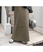 【チャオパニックティピー/CIAOPANIC TYPY】の《ー3キロ見え》リブニットスカート 人気、トレンドファッション・服の通販 founy(ファニー) ファッション Fashion レディースファッション Fashion for Women スカート Skirts ショート Short, Short Length シンプル Simple, Minimal スウェット / スエット Sweatshirt, Sweatwear ストレッチ Stretch, Stretchy Fabric スニーカー Sneakers, Trainers スリット Slit, Slit Detail 楽ちん Easy Fit, Comfortable A/W・秋冬 Autumn/Winter おすすめ Recommended / Our Picks thumbnail カーキ|ID: prp329100004475623 ipo3291000000034632330