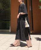 【コーナーズ/CORNERS】のCORNERS by KR スラブジョーゼットカフタンシャツワンピース ブラック|ID: prp329100004475674 ipo3291000000031952234