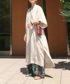 【コーナーズ/CORNERS】のCORNERS by KR スラブジョーゼットカフタンシャツワンピース アイボリー|ID: prp329100004475674 ipo3291000000031952242
