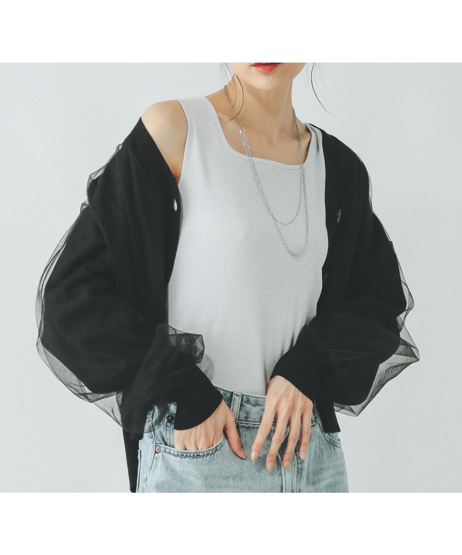 【グローバルワーク/GLOBAL WORK】のBeauteeラメタンク/287477 インテリア・キッズ・メンズ・レディースファッション・服の通販 founy(ファニー) 　ファッション　Fashion　レディースファッション　Fashion for Women　インナー　Innerwear　カーディガン　Cardigan, Knitwear　サロペット　Overalls, Salopette　ジャケット　Jacket, Outerwear　タンク　Tank Top, Sleeveless Top　ワーク　Workwear, Utility Style　エレガント 上品　Elegant　夏　Summer　定番　Standard, Basic Item　抗菌　Antibacterial, Bacteria-Resistant　ライトグレー12|ID: prp329100004475799 ipo3291000000032742341