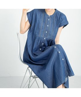 【サニーレーベル/Sonny Label / URBAN RESEARCH】のデニムピンタックヨークフレンチワンピース 人気、トレンドファッション・服の通販 founy(ファニー) ファッション Fashion レディースファッション WOMEN ワンピース Dress 2025年 2025 2025春夏・S/S Ss,Spring/Summer,2025 おすすめ Recommend インド India シューズ Shoes シンプル Simple デニム Denim エレガント 上品 Elegant 夏 Summer S/S・春夏 Ss・Spring/Summer |ID:prp329100004475951