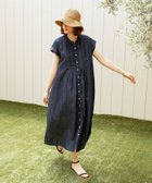 【サニーレーベル/Sonny Label / URBAN RESEARCH】のデニムピンタックヨークフレンチワンピース インディゴ|ID: prp329100004475951 ipo3291000000032591005