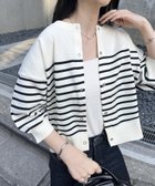 【ディスコート/Discoat】の【WEB限定】ライトスポンディッシュ半袖カーディガン オフホワイト|ID: prp329100004476095 ipo3291000000031677513