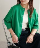 【ディスコート/Discoat】の【新色追加/夏の羽織に♪】ライトスポンディッシュ半袖カーディガン《WEB限定》 人気、トレンドファッション・服の通販 founy(ファニー) ファッション Fashion レディースファッション Fashion for Women トップス・カットソー Cut & Sew Tops カーディガン・羽織り Layered Style Cardigans カーディガン Cardigan, Knitwear コンパクト Compact, Small Size バランス Balance, Style Balance 半袖 Short Sleeve, Half Sleeve 夏 Summer 羽織 Haori, Light Jacket thumbnail グリーン|ID: prp329100004476095 ipo3291000000034227190
