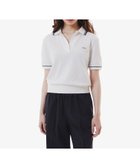 【ラコステ/LACOSTE】のスキッパーネックポロシャツ 人気、トレンドファッション・服の通販 founy(ファニー) ファッション Fashion レディースファッション WOMEN トップス・カットソー Tops/Tshirt シャツ/ブラウス Shirts/Blouses ポロシャツ Polo Shirts シンプル Simple ストレッチ Stretch リブニット Rib Knit 鹿の子 Pique thumbnail ホワイト|ID: prp329100004476136 ipo3291000000031739883