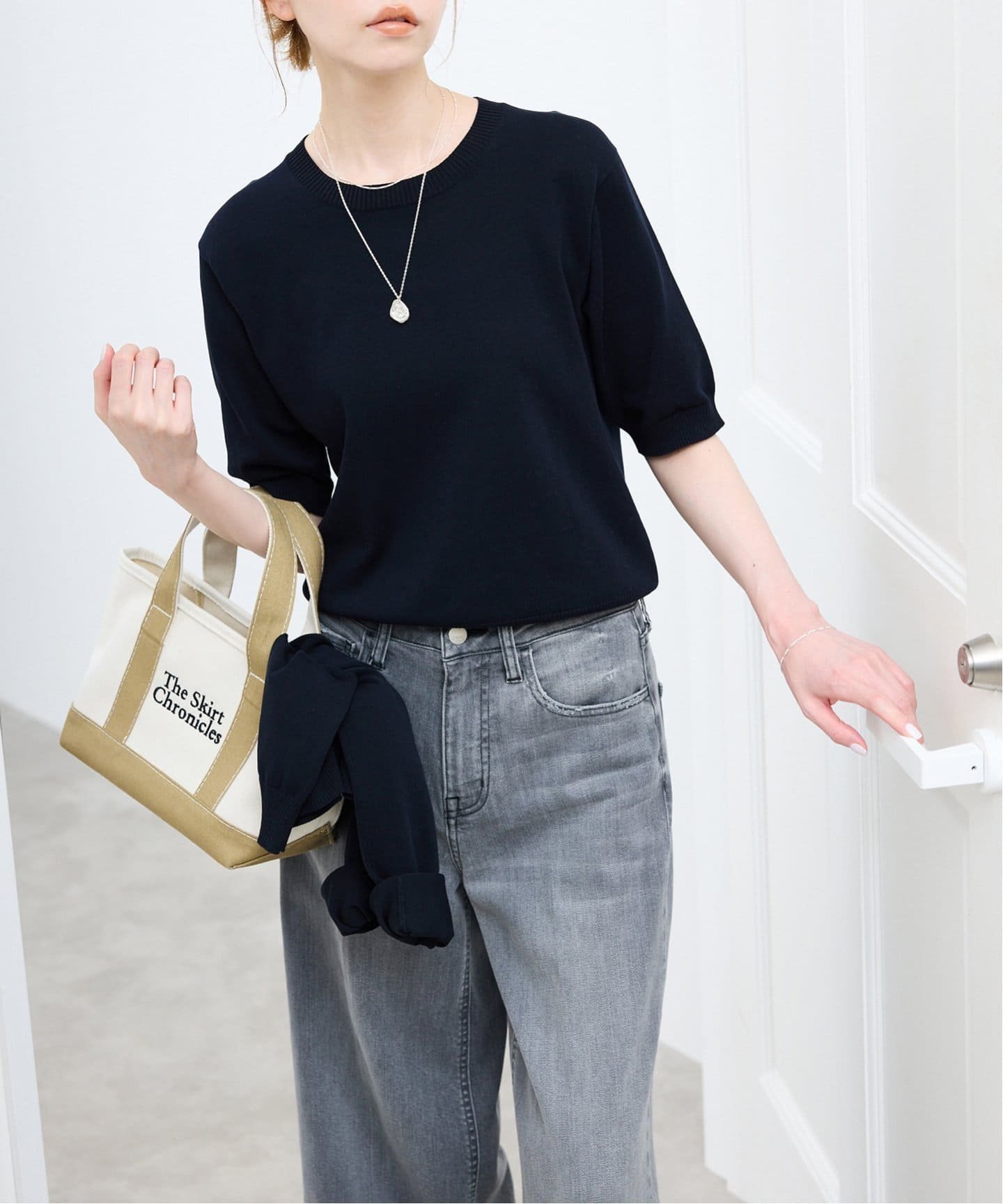 【スローブ イエナ/SLOBE IENA】の《接触冷感/UV機能》FROSTYCOTTONハーフスリーブプルオーバー インテリア・キッズ・メンズ・レディースファッション・服の通販 founy(ファニー) 　ファッション　Fashion　レディースファッション　WOMEN　トップス・カットソー　Tops/Tshirt　プルオーバー　Pullover　2025年　2025　2025春夏・S/S　Ss,Spring/Summer,2025　半袖　Short Sleeve　夏　Summer　抗菌　Antibacterial　春　Spring　S/S・春夏　Ss・Spring/Summer　ネイビー|ID: prp329100004476157 ipo3291000000031957629