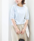 【スローブ イエナ/SLOBE IENA】の《接触冷感/UV機能》FROSTYCOTTONハーフスリーブプルオーバー 人気、トレンドファッション・服の通販 founy(ファニー) ファッション Fashion レディースファッション WOMEN トップス・カットソー Tops/Tshirt プルオーバー Pullover 2025年 2025 2025春夏・S/S Ss,Spring/Summer,2025 半袖 Short Sleeve 夏 Summer 抗菌 Antibacterial 春 Spring S/S・春夏 Ss・Spring/Summer thumbnail サックスブルー|ID: prp329100004476157 ipo3291000000031957630