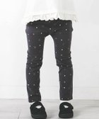 【その他のブランド/Other】の【スララク/防汚加工】前後フリーで時短!パパパッと穿ける前向きパンツ(80~120cm) ブラック系×ハートチェリー総柄|ID: prp329100004476189 ipo3291000000031970106